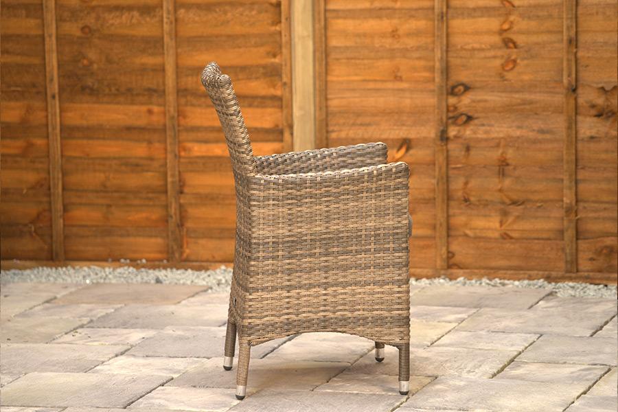 Sapcote Bistro Set in Brown Rattan