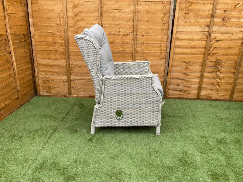 Sapcote Deluxe Reclining Set in Natural Rattan