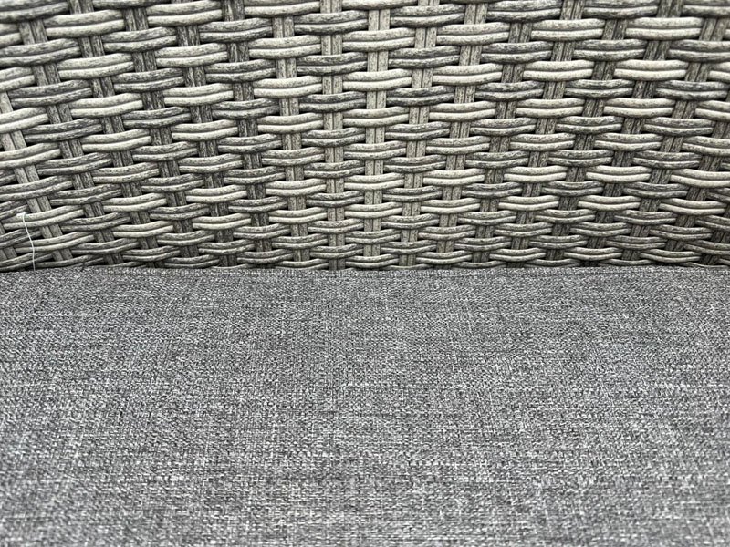 Sharnford Stacking Rattan Bistro Set in Grey